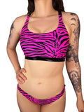Cleo The Hurricane Crop Top Cross Back Crop Top