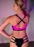 Cleo The Hurricane Crop Top Essential Cross Back Crop Top
