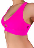 Cleo The Hurricane Crop Top Essential Fawnia Twist Sports Bra