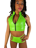 Cleo The Hurricane Vest Pop Liquid Zip-Up Vest