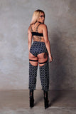 Creatures of XIX Apparel & Accessories 119 Chaps- Black Print