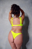 Creatures of XIX Tops Classique Crossover Bra- Neon Yellow