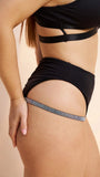 Lunalae Bottoms Diva Diamante High Cut Shorts