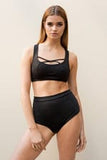 Lunalae Shorts High Waist Basic Shorts - Black