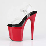 Pleaser Accessories Flamingo 808 with Black Footbed