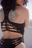 Twisted Movement Bodysuit Black Burner Bodysuit