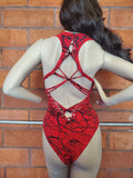 Twisted Movement Bodysuit Red Drizzle Hot Girl Summer Bodysuit