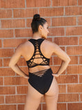 Twisted Movement Bodysuits Classic Black Bodysuit