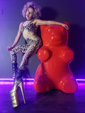 Twisted Movement Catsuit Leopard Catsuit
