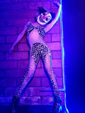 Twisted Movement Catsuit Leopard Catsuit