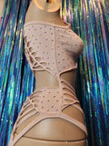 Twisted Movement Rhinestone Sand Storm