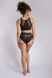 Creatures of XIX Bottoms High waisted bottoms- Black Croc