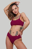 Creatures of XIX Bottoms Hills Bottoms Ribbed Plum