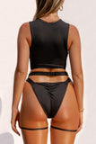 Buckle Up Bottoms - Black