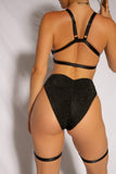 Creatures of XIX Tops Cora Triangle Bra- Black