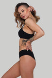 Creatures of XIX Tops Hills Reree Top Ribbed Black
