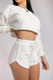 Creatures of XIX Tops Oversized Cropped Jumper - Ecru