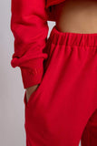 Oversized Cropped Jumper - Jalapeño