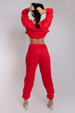 Oversized Cropped Jumper - Jalapeño