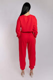 Oversized Cropped Jumper - Jalapeño