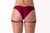 Grata Designs Accessories Slink Garter- Pearlescent Red Wine (Garter Only)