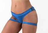 Grata Designs Shorts Slink Fit Bottoms- Pearlescent Blue (Garter Sold Separately)