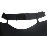Hamade Activewear Leggings Iron Grey Metallic Buckle Leggings