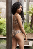 Ciara Recycled Brown Leopard Bottoms