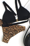 Ciara Recycled Brown Leopard Bottoms