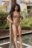 Ciara Recycled Brown Leopard Bottoms