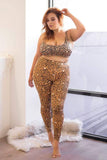 Mia Recycled Brown Leopard Leggings