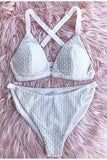 Aurora Bottom Iridescent White - Luna Pole Wear - PoleActive