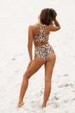 High Waist Basic Shorts Leopard - Luna Pole Wear - PoleActive