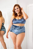 Delphine Top - Gun Metal