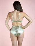 Luna Pole Wear Tops Maya Top Gold