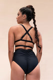 Lunalae Bottoms Jemma High Waisted Bottoms Recycled- Black