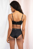 Lunalae Bottoms Layla Low Waist Bottoms Black Recycled