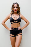 Lunalae Shorts Lure You High Waisted Garter Shorts
