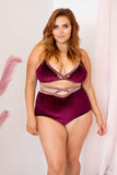 Lunalae Shorts Sienna High Waist Shorts Magenta