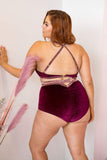Lunalae Shorts Sienna High Waist Shorts Magenta