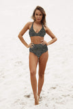 Lunalae Tops Luminous Top Black and Gold Glitter