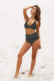 Lunalae Tops Luminous Top Black and Gold Glitter