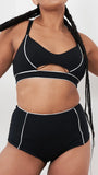 Lunalae Tops Missy Top Recycled- Black