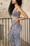 Lunalae Tops Recycled Ava Black Leopard Top