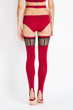 MilaKrasna Accessories Natalija Legwarmers Cherry