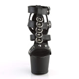 7" Heel, 2 3/4" PF 7" - 7 1/2" Heel Blk Faux Leather/Blk Matte ADO758/BPU/M
