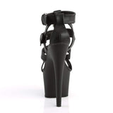 7" Heel, 2 3/4" PF 7" - 7 1/2" Heel Blk Faux Leather/Blk Matte ADO758/BPU/M
