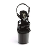 7" Heel, 2 3/4" PF 7" - 7 1/2" Heel Blk Pat/Blk ADO730/B/M