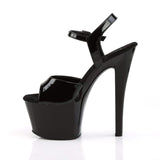 7" Heel, 2 3/4" PF 7" - 7 1/2" Heel Blk Pat/Blk SKY309/B/M