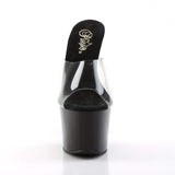 7" Heel, 2 3/4" PF 7" - 7 1/2" Heel Clr/Blk SKY301/C/B